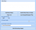 MS Word Extract Images From Multiple Documents Software Screenshot 0