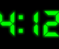 XClock Digital Clock Screen Saver Screenshot 0