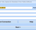 MySQL Remove Text, Spaces & Characters From Fields Software Screenshot 0