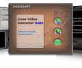 Cucusoft Zune Video Converter + DVD to Zune Suite Screenshot 0