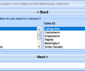 MS Access Compare Two Tables & Find Differences Software Screenshot 0