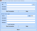 MS SQL Server Oracle Import, Export & Convert Software Screenshot 0