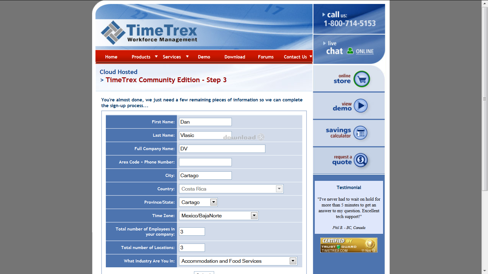 Timetrex Sign In TimeTrex Time and Attendance 16.17.3-1012 (TimeTrex_Community_Edition ...