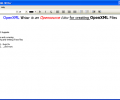 OpenXML Writer Screenshot 0