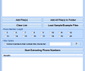 Extract Phone Numbers From Multiple Text & HTML Files Software Screenshot 0