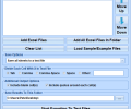 Excel Export To Multiple Text Files Software Screenshot 0