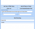 Extract Name & Address Contacts From Multiple Text & HTML Files Software Screenshot 0