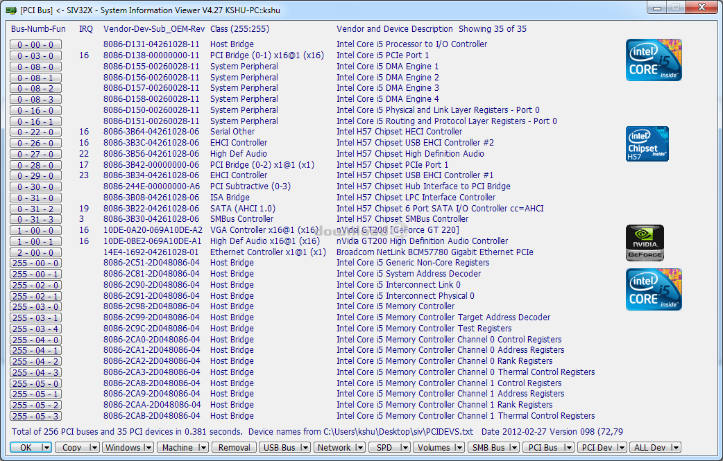 System Information Viewer (SIV) 5.81 (siv.zip) Windows Download and Review