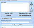 Excel Export To Multiple CSV Files Software Screenshot 0