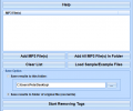 MP3 Remove ID3 Tags From Multiple Files Software Screenshot 0