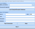 MS Access Sybase ASE Import, Export & Convert Software Screenshot 0