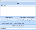 MS Word Duplicate Data Remove Software Screenshot 0