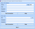 Oracle Sybase ASE Import, Export & Convert Software Screenshot 0