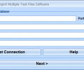 Sybase ASE Import Multiple Text Files Software Screenshot 0