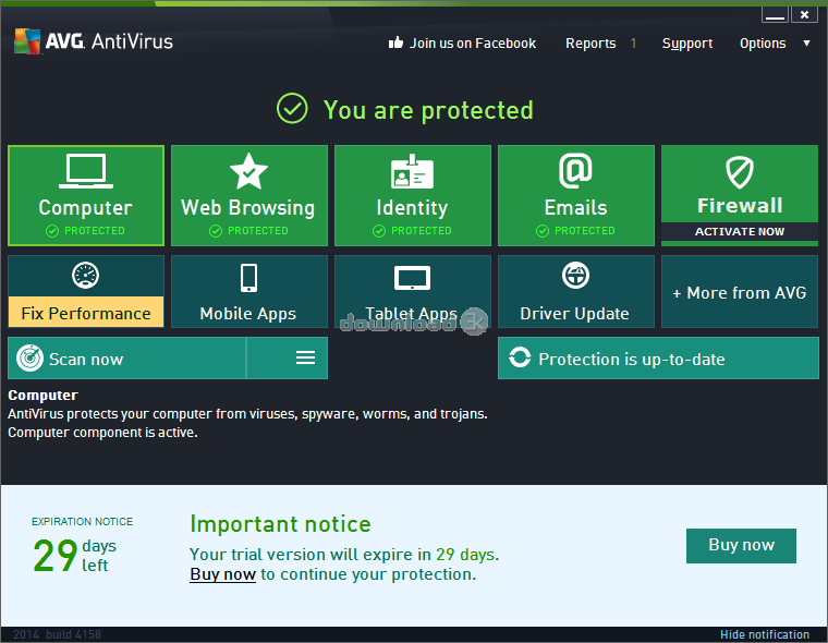 Avira Free Antivirus Download Download AVG_Antivirus_1426.exe Free trial - AVG AntiVirus ...
