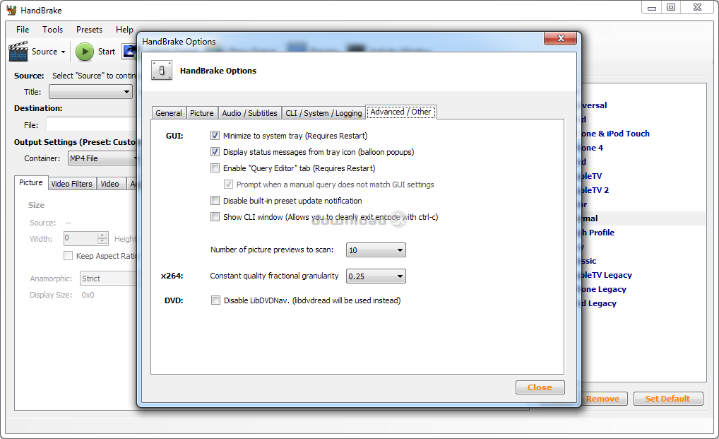 Download Handbrake 1 3 3 X86 64 Win Gui Exe Free Handbrake 1 3 3 Install File