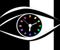 Eye Clock screensaver Screenshot 0