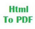 Html To PDF Screenshot 0