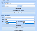 Excel Calendar Template Software Screenshot 0