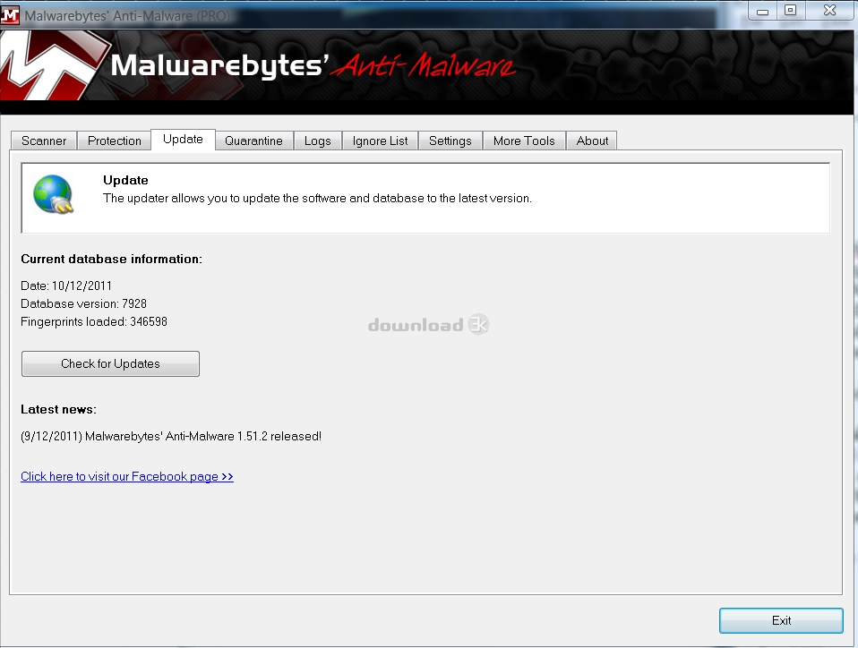 malwarebytes download offline update