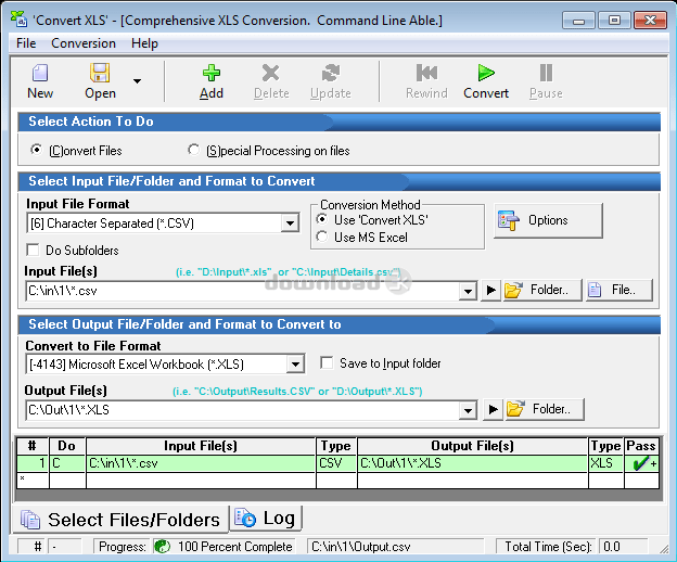 Convert XLS 14.0 Quick review - Free trial download - Convert to/from