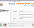MSN Explorer Password Restore Tool Screenshot 0