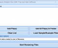Rename Multiple Files With Time and Date Software Screenshot 0