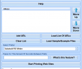 Print Multiple Web Sites Software Screenshot 0