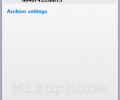 Mizu VoIP SoftPhone Screenshot 0
