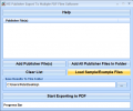 MS Publisher Export To Multiple PDF Files Software Screenshot 0