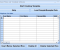 Excel Phone List Template Software Screenshot 0