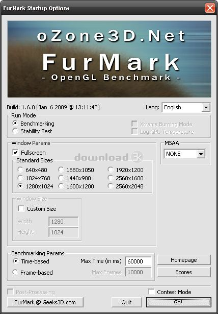 FurMark 1.37.0 Free Download
