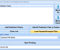 MS Publisher Print Multiple Files Software Screenshot 0
