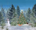 Christmas Forest - Animated Wallpaper Screenshot 0
