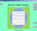 Blank Sheet Music Screenshot 0