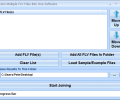 Join Multiple FLV Files Into One Software Screenshot 0