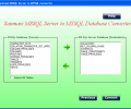 Convert MS SQL Database to MySQL Database Program Screenshot 0