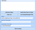 MS Word Insert Single Document Into Multiple Word Documents Software Screenshot 0