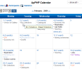 ApPHP Calendar - PHP Calendar Script Screenshot 0