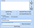 Print Multiple RTF Files Software Screenshot 0