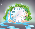 Nature Harmony Clock screensaver Screenshot 0