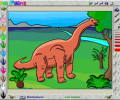 DinoPaint Dinosaur Coloring Book Screenshot 0