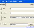 CFTsoft Free RAM 2 Zune Audio Convert Screenshot 0