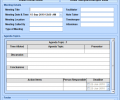 MS Word Meeting Minutes Template Software Screenshot 0