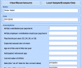 Excel 401(k) Planner Template Software Screenshot 0