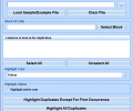 Excel Highlight Duplicate Rows Software Screenshot 0