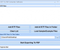 RTF To PDF Converter Software Screenshot 0