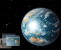 Earth 3D Space Survey Screensaver for Mac OS X Screenshot 0