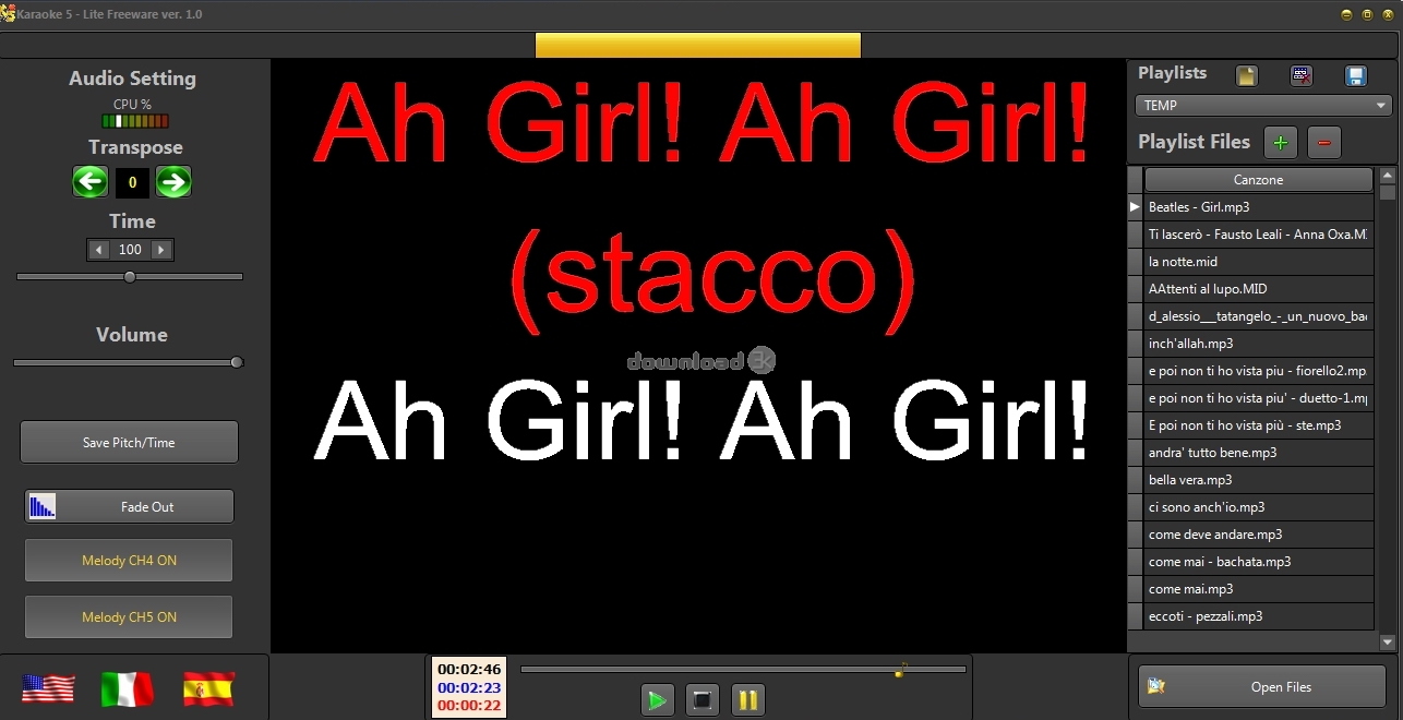 Karaoke 5 45.26 Quick review - Free download - Excellent Player and