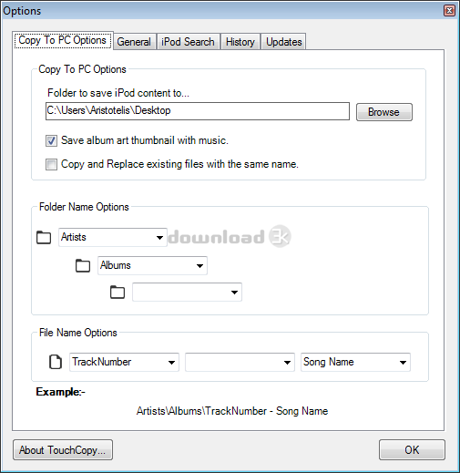 get touchcopy activation code